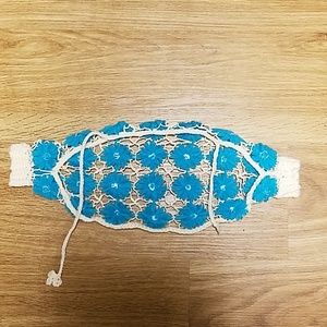 Vintage Gorgeous Hand Crocheted Newborn Baby Shrug